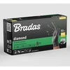 Vienkartinės darbo pirštinės Bradas DIAMOND, juodos, XXL dydis, 10-11, 50 vnt.
