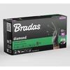 Vienkartinės darbo pirštinės Bradas DIAMOND, juodos, XL dydis, 9-10, 50 vnt.