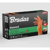 Vienkartinės darbo pirštinės Bradas DIAMOND, oranžinės, M dydis, 7-8, 50 vnt.