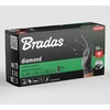 Vienkartinės darbo pirštinės Bradas DIAMOND, juodos, M dydis, 7-8, 50 vnt.