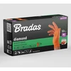 Vienkartinės darbo pirštinės Bradas DIAMOND, oranžinės, XL dydis, 9-10, 50 vnt.