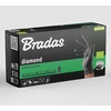 Vienkartinės darbo pirštinės Bradas DIAMOND, juodos, XL dydis, 9-10, 50 vnt.