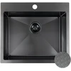 Virtuvinė plautuvė Laveo Malawi SLM_710H, Juodas