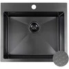 Virtuvinė plautuvė Laveo Malawi SLM_710H, Juodas