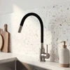 Virtuvinis maišytuvas Kuchinox NAVIRA, B53_761A, Brushed steel/Juodas