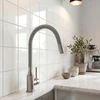 Virtuvinis maišytuvas Kuchinox NAVIRA, B53_961A, Brushed steel/Pilkas