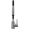 Virtuvinis maišytuvas Kuchinox VELIA, B52_762A, Brushed steel/Juodas