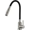 Virtuvinis maišytuvas Kuchinox VELIA, B52_762A, Brushed steel/Juodas
