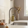 Virtuvinis maišytuvas Kuchinox VELIA, B52_962A, Brushed steel/Pilkas