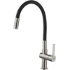 Virtuvinis maišytuvas Laveo Alita BVA_362D, Brushed nickel/Juodas