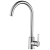 Virtuvinis maišytuvas Laveo Bona U BAB_268D, Brushed steel