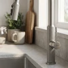Virtuvinis maišytuvas Rea Master, Brushed Nickel