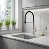 Virtuvinis maišytuvas Rea Viera, Brushed Nickel