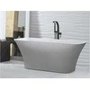 Vonia Besco Assos S-Line Glam Sidabrinis, 160 x 70 cm, su klik-klak chrome