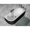 Vonia Besco Avita A-line B&amp;W 150, dešininė, su Klik-klak Juodas su persipylimu slim