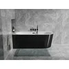 Vonia Besco Avita A-line B&amp;W 150, kairinė, su Klik-klak Juodas su persipylimu slim