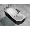 Vonia Besco Avita A-line B&amp;W 150, kairinė, su Klik-klak Juodas su persipylimu slim