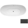 Vonia Besco Ayla Glam Graphite, 170 x 80 cm, su chrome sifonu
