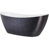 Vonia Besco Ayla Glam Graphite, 170 x 80 cm, su baltais dangteliais