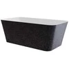 Vonia Besco Evita Glam Graphite, 160 x 80 cm, su chrome sifonu