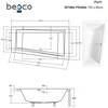 Vonia Besco Intima, 150 x 85 cm, dešininė