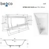 Vonia Besco Intima Duo Slim, 170 x 125 cm, kairinė