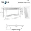 Vonia Besco Intima Slim, 160 x 90 cm, kairinė