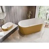 Vonia Besco Lova Glam Gold, 160 x 74 cm, su klik-klak chrome