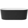 Vonia Besco Lova Glam Graphite, 160 x 74 cm, su klik-klak chrome