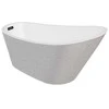 Vonia Besco Melody Glam Sidabrinis, 150 x 80 cm, su grafito spalvos dangteliais