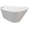 Vonia Besco Melody Glam Sidabrinis, 170 x 80 cm, su auksiniais dangteliais