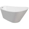 Vonia Besco Melody Glam Sidabrinis, 170 x 80 cm, su chrome sifonu
