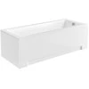 Vonia Besco Modern, 160 x 70 cm, su rifliuota balta apdaila