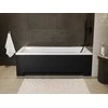 Vonia Besco Modern, 180 x 80 cm, su rifliuota juoda apdaila
