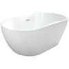 Vonia Besco Navia, 160 x 80 cm, su chrome sifonu