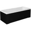Vonia Besco Optima, 170 x 70 cm, su juoda apdaila