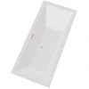 Vonia Besco Vera, 170 x 75 cm, be apdailos, su sifonu su persipylimu slim chrome