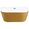 Vonia Besco Vica Glam 170 Gold, su Juodas sifono dangteliais