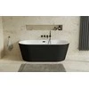 Vonia Besco Vica New B&amp;W Matt 150, su Klik-klak Juodas su persipylimu slim