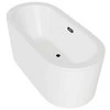 Vonia Besco Victoria, 185 x 83 cm, su sifonu su persipylimu slim juodu