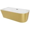Vonia Besco Zoya Glam Gold, 170 x 80 cm, kairinė, su grafito spalvos dangteliais