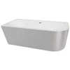 Vonia Besco Zoya Glam Sidabrinis, 170 x 80 cm, kairinė, su chrome sifonu