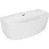 Vonia Mexen Bruna, 150 x 82 cm, Baltas + Brushed gun pilka persipylimas