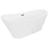 Vonia Mexen Dora, 150 x 75 cm, Baltas + Brushed gun pilka persipylimas