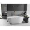 Vonia Mexen Eos, 150 x 75 cm, Baltas + Brushed copper persipylimas