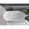 Vonia Mexen Eos, 150 x 75 cm, Baltas + Brushed nickel persipylimas