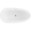 Vonia Mexen Eos, 150 x 75 cm, Baltas + Brushed copper persipylimas