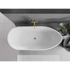 Vonia Mexen Eos, 150 x 75 cm, Baltas/Juodas + Gold persipylimas
