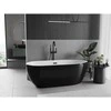 Vonia Mexen Eos, 150 x 75 cm, Baltas/Juodas + Juodas persipylimas