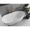 Vonia Mexen Eos, 170 x 75 cm, Baltas + Brushed copper persipylimas
